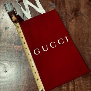 Gucci Crimson Shopping Bag